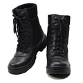 Botas transpirables de cuero negro francés original Armero ligero