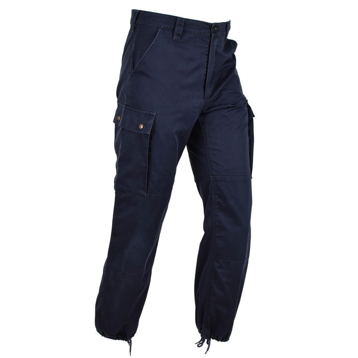 Pantalón policía militar azul original francés modelo F1 pantalones uniformes ropa de trabajo - GoMilitar