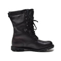 Botas militares francesas originales Calzado de cuero impermeable a mediados de la pantorrilla del ejército