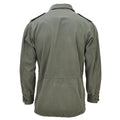 Chaqueta militar francesa original Pocos delanteros grandes oliva sólida