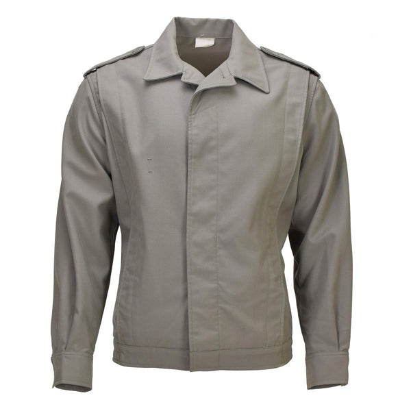 Original French Military Classic Jacket Pleated Elasticated hemline Grey - GoMilitar