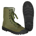 Botas de comando militares francesas originales Tacones reforzados Olive vintage