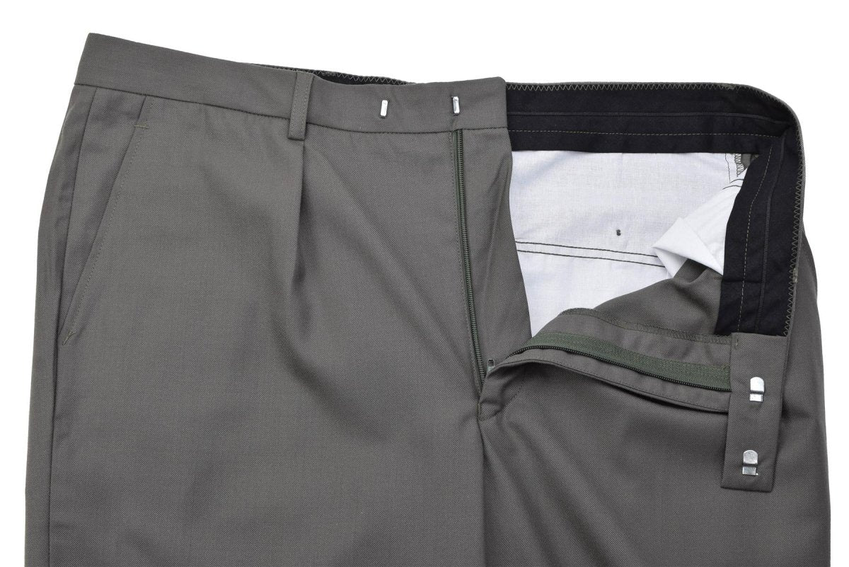 Pantalones de vestir militar francés originales pantalones de ejército casual marrón formal nuevos