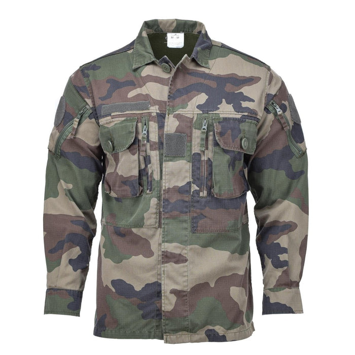 Chaqueta de campo militar francesa original camisas de camuflaje CCE ripstop ligeras - GoMilitar
