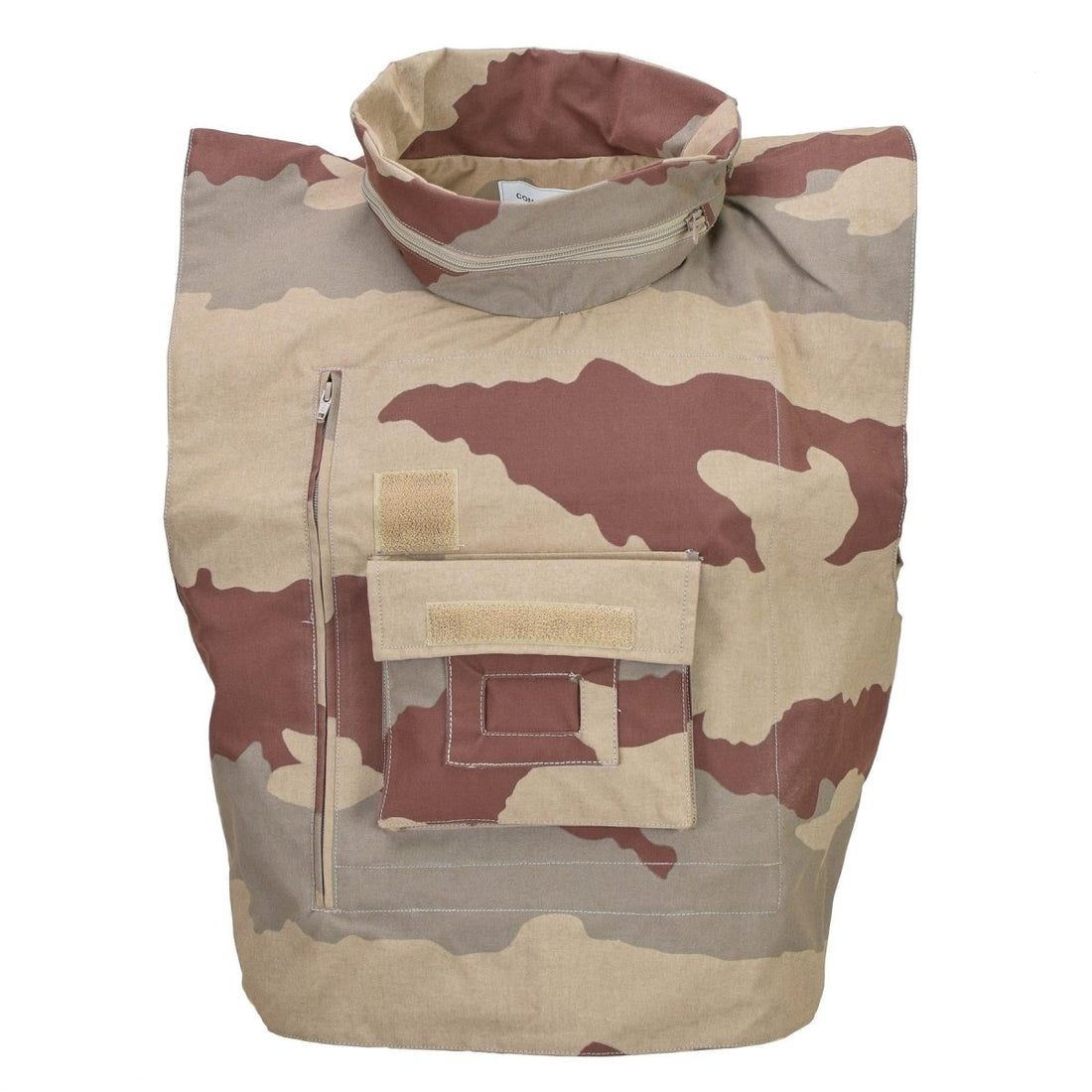 Chaleco antibalas militar francés original sin placas balísticas Deguet Camo