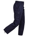 Pantalones de la policía militar francesa original Modelo F1 con pantalones de trabajo de cinturón ajustable