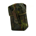 Original ejército alemán Bundeswehr Flecktarn Utility bolsa cinturón bolsa camuflaje