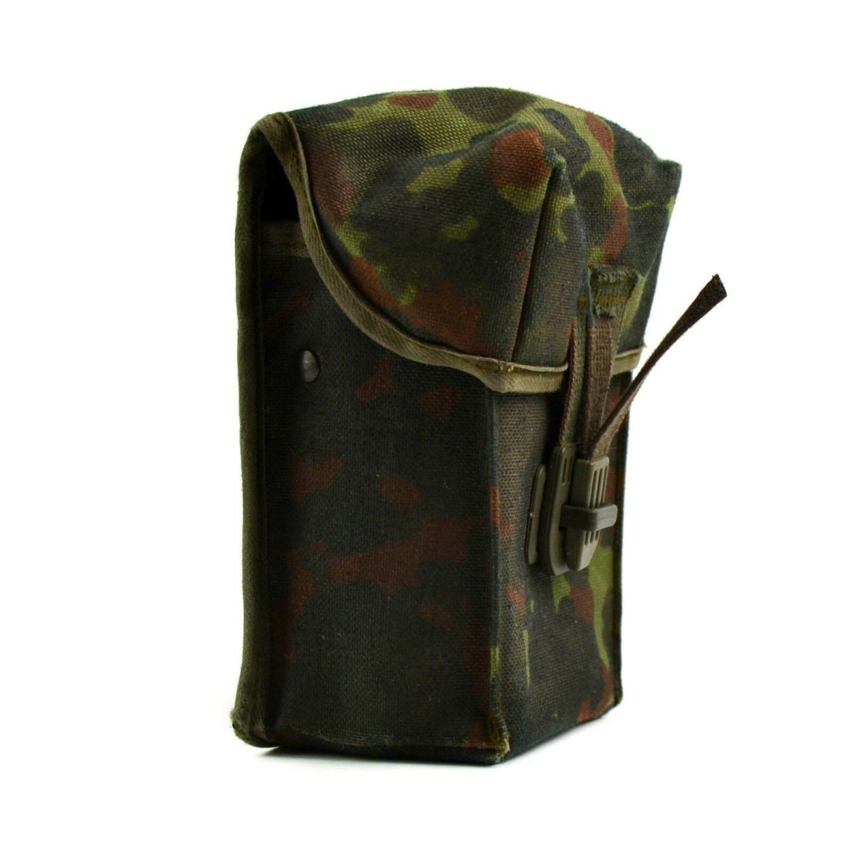 Original ejército alemán Bundeswehr Flecktarn Utility bolsa cinturón bolsa camuflaje