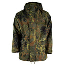 Original German army field Jacket GoreTex Flecktarn waterproof rain parka NEW - GoMilitar