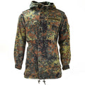 Jacket de campo del ejército alemán original PARA PARKA PROBLEMA MILICIAL FLECKTARN CAMO W Liner