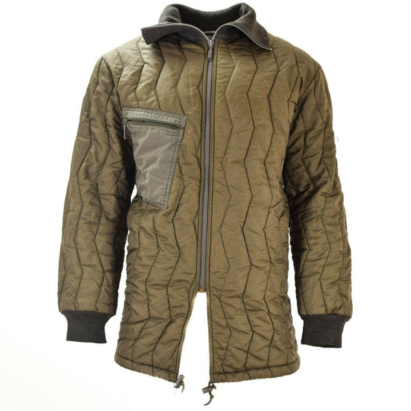 Liner de colcha de parka de la chaqueta del ejército alemán original Problema militar invernal cálido
