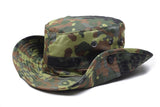 Ejército alemán original Flecktarn Boonie Hat Camping Hunting Outdoor Summer Cap nuevo