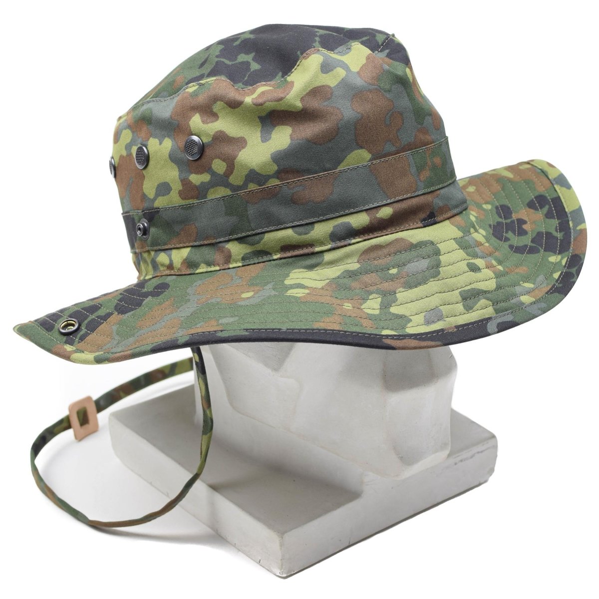 Ejército alemán original Flecktarn Boonie Hat Camping Hunting Outdoor Summer Cap nuevo