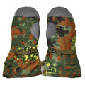 Ejército alemán original Flecktarn Camo Mittens BW Problema militar Guantes de combate