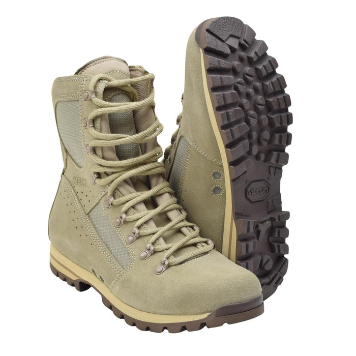 Botas de cuero caqui del ejército alemán originales zapatos ligeros con suela antiestática NUEVO - GoMilitar