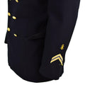 Chaqueta de vestimenta del ejército alemán original de la chaqueta marina oscura uniforme formal militar