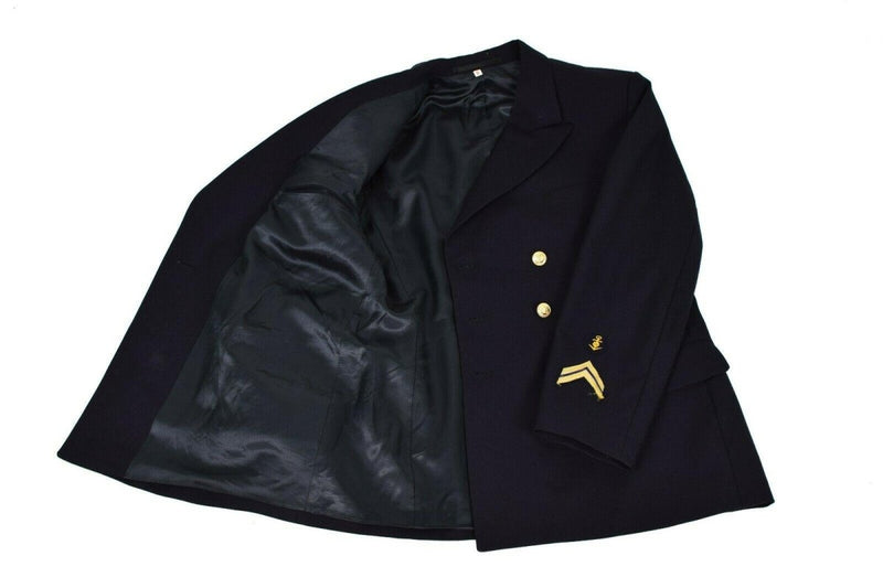 Chaqueta de vestimenta del ejército alemán original de la chaqueta marina oscura uniforme formal militar