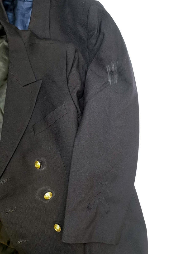 Chaqueta de vestimenta del ejército alemán original de la chaqueta marina oscura uniforme formal militar