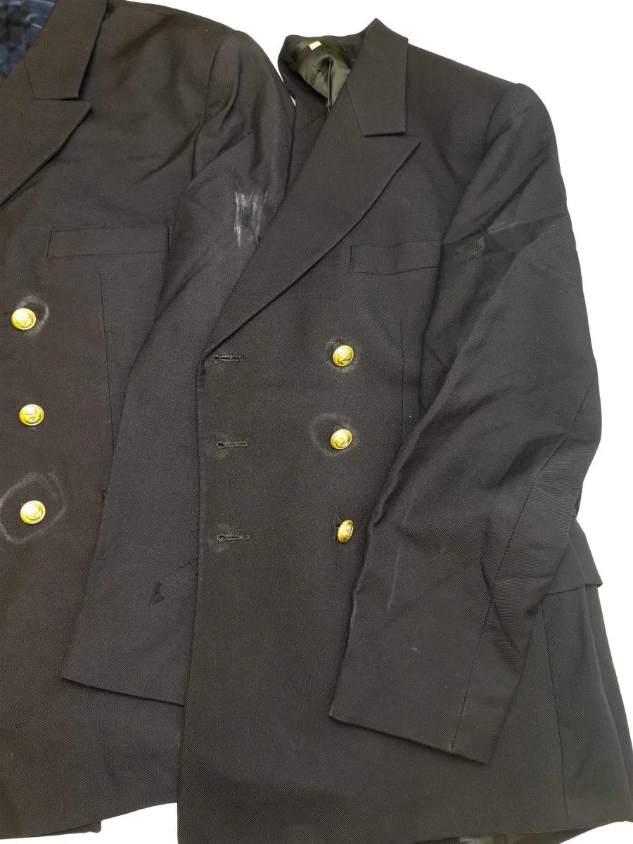 Chaqueta de vestimenta del ejército alemán original de la chaqueta marina oscura uniforme formal militar