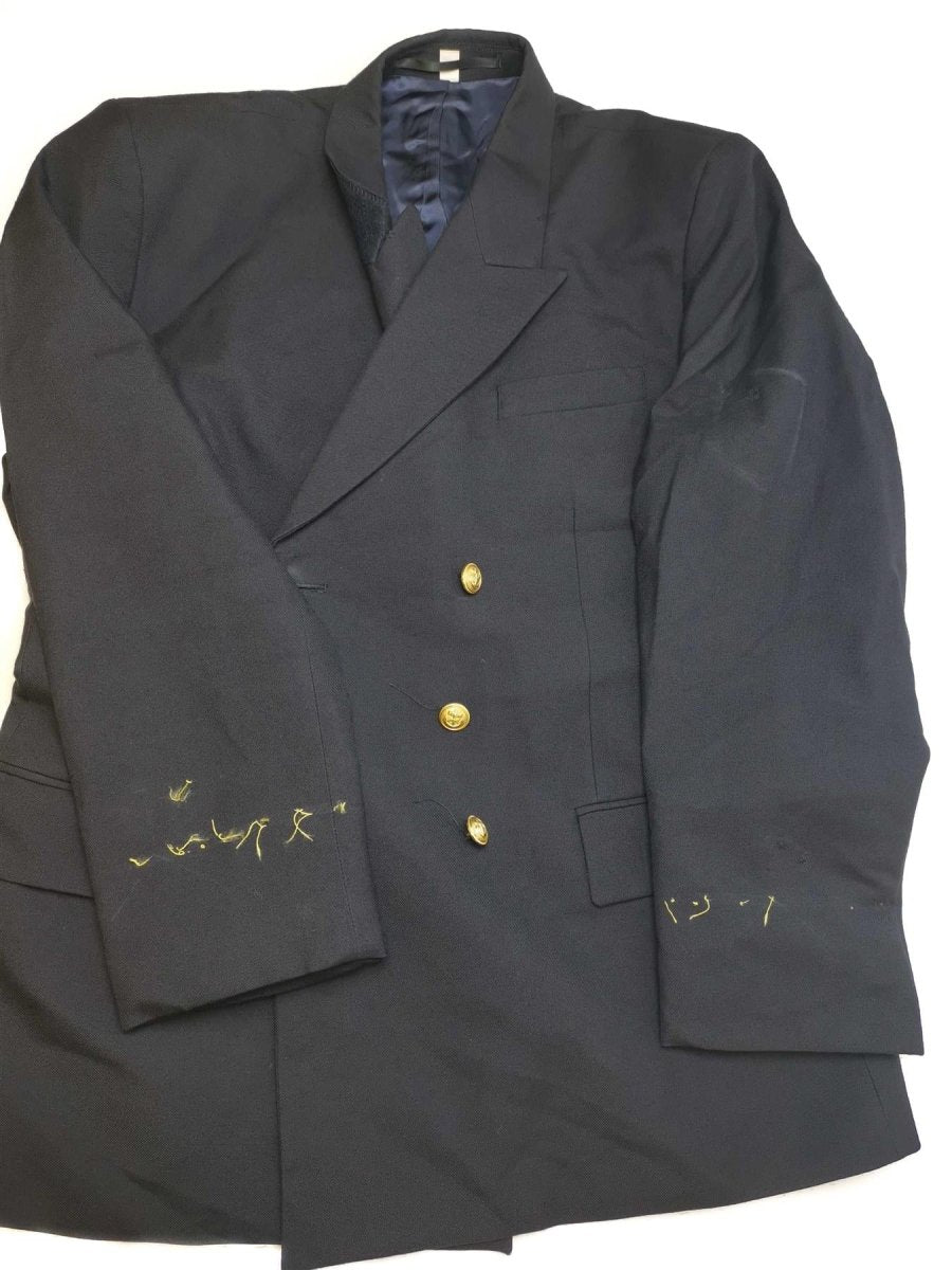Chaqueta de vestimenta del ejército alemán original de la chaqueta marina oscura uniforme formal militar