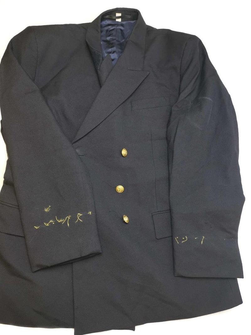Chaqueta de vestimenta del ejército alemán original de la chaqueta marina oscura uniforme formal militar