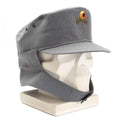 Capitres de montaña militar del ejército alemán original Gebirgsjäger Gray con insignia de flores