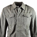 Chaqueta Moleskin del ejército alemán original. Chaqueta de oliva de campo de BW Ejército Vintage