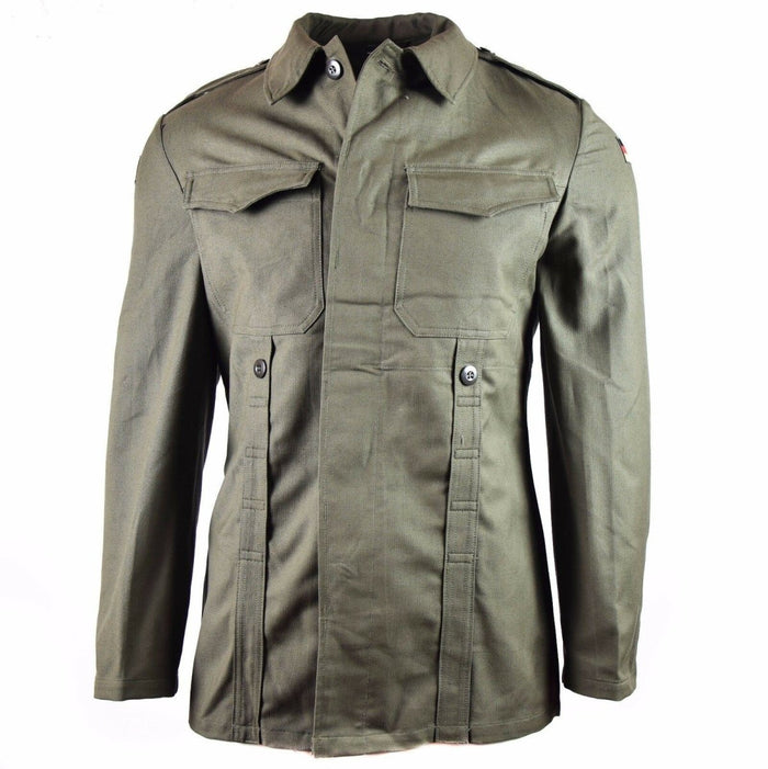 Chaqueta Moleskin original del ejército alemán. Chaqueta vintage de color verde oliva del ejército BW - GoMilitar