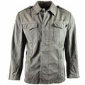 Chaqueta Moleskin del ejército alemán original. Chaqueta de oliva de campo de BW Ejército Vintage