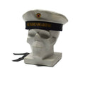 Gorra original de la Marina del ejército alemán, gorro de la Bundesmarine, color blanco