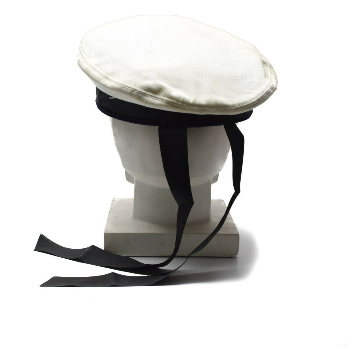 Gorra original de la Marina del ejército alemán, gorro de la Bundesmarine, color blanco
