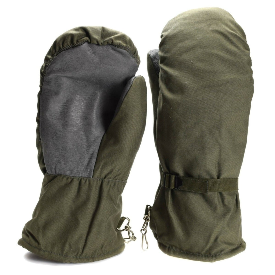 Ejército alemán original Olive Grey Camo Mittens BW Problema militar Guantes de combate