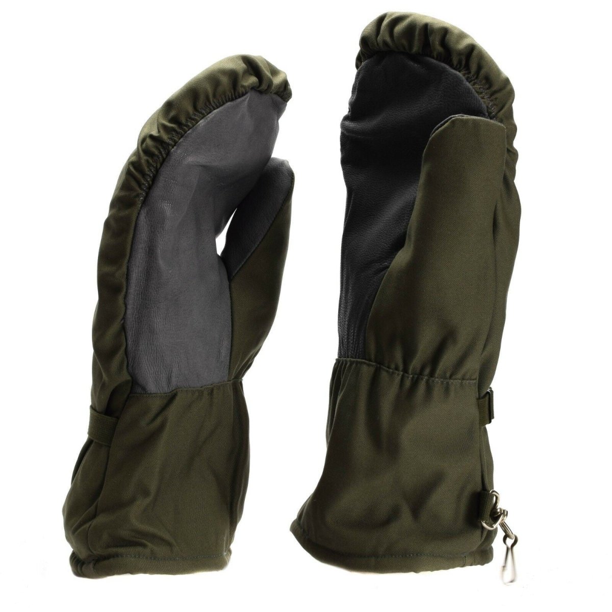 Ejército alemán original Olive Grey Camo Mittens BW Problema militar Guantes de combate
