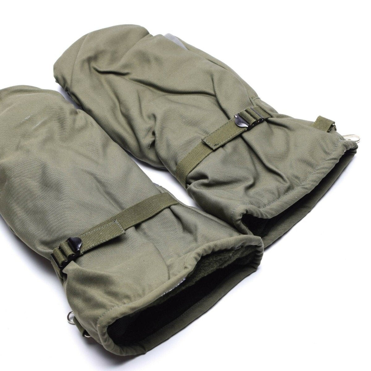 Ejército alemán original Olive Grey Camo Mittens BW Problema militar Guantes de combate
