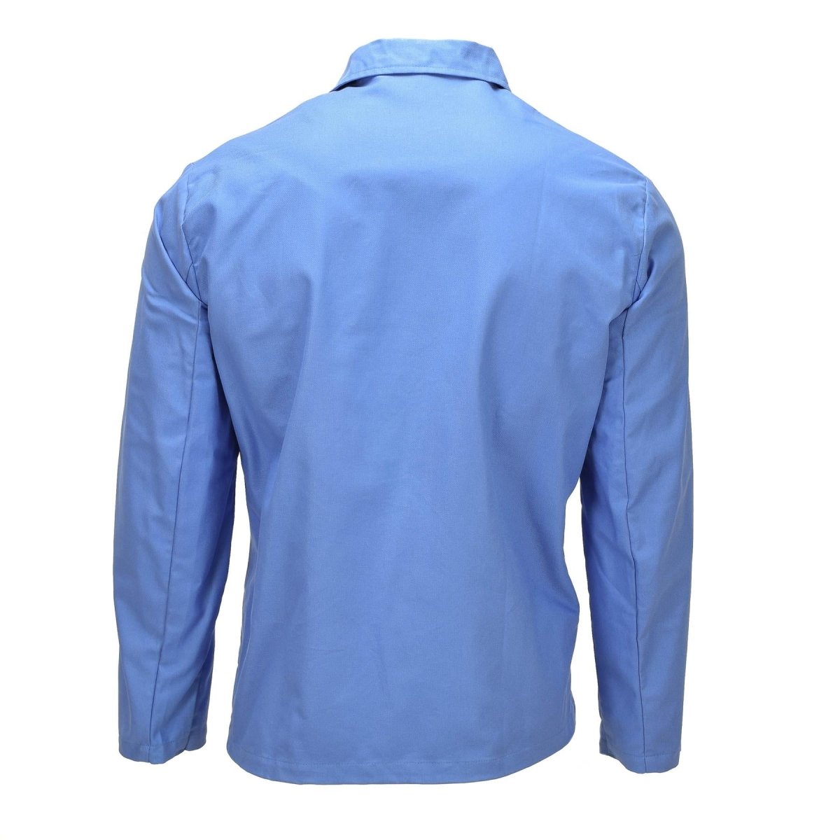 Camisa de pijama original del ejército alemán, ropa de dormir de manga larga con botones en la parte delantera, azul