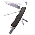 Cuchillo de plegamiento multiholing original del ejército alemán original