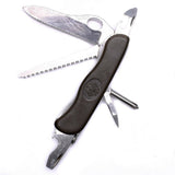 Cuchillo de plegamiento multiholing original del ejército alemán original