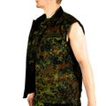 Chaleco del ejército alemán original creció a Flecktarn Camo Combate táctico BW Ejército
