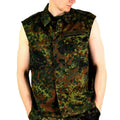 Chaleco del ejército alemán original creció a Flecktarn Camo Combate táctico BW Ejército
