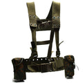 Sistema de correa del ejército alemán original 4 PCS Tactical Belt Arness Carga Kit de carga
