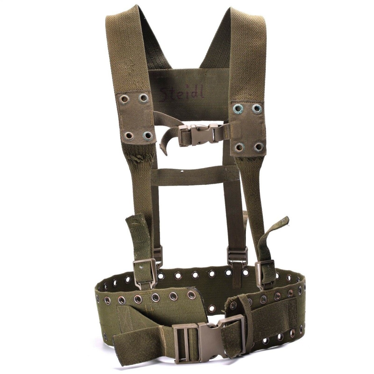 Sistema de correa del ejército alemán original 4 PCS Tactical Belt Arness Carga Kit de carga