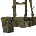 Sistema de correa del ejército alemán original 4 PCS Tactical Belt Arness Carga Kit de carga