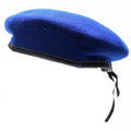 Boina de lana original del ejército alemán Bundeswehr gorra militar excedente azul