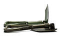 Chovela de plegado del ejército de BW alemán original. Survival Spade verde al aire libre