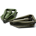 Chovela de plegado del ejército de BW alemán original. Survival Spade verde al aire libre