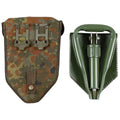 Chovela de plegado del ejército de BW alemán original. Survival Spade verde al aire libre