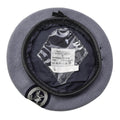 Boina original del Departamento de Bomberos alemán, insignia de tela bordada, color gris