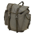 Mochila de montaña militar alemana original de 35 L, duradera, con múltiples bolsillos, color verde oliva