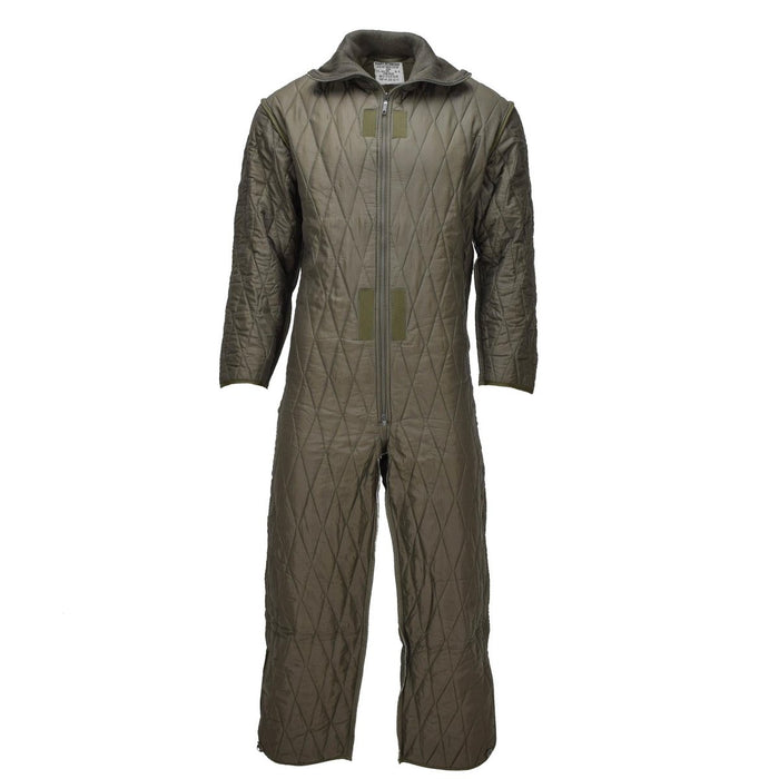 Traje militar alemán original con aislamiento de invierno color oliva - GoMilitar