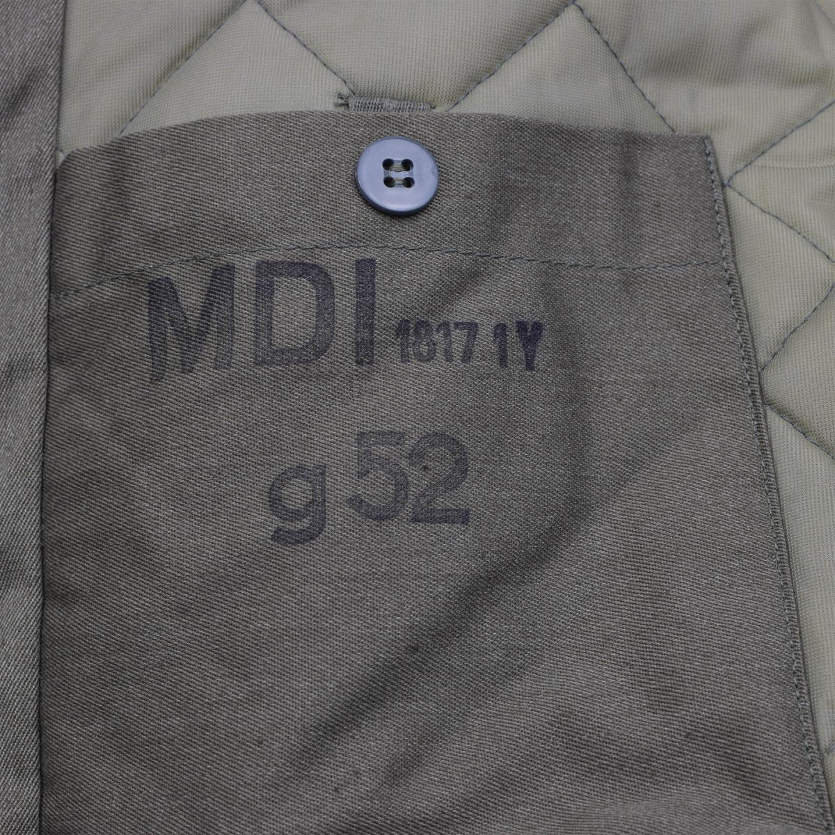 Original alemán militar DDR campo abrigo ejército edición vintage excedente oliva